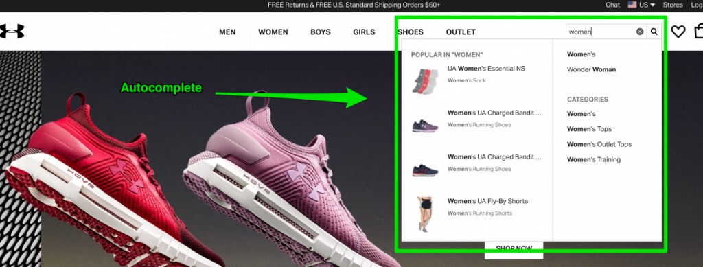 15 Must-Have Features for Ecommerce Sites 1.usability-autocomplete